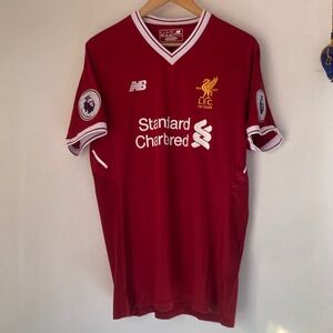 New Balance L Liverpool FC 2017-18 Firmino 9 Football Jersey